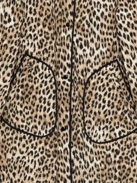 Палто N°21 с принт с леопардов принт