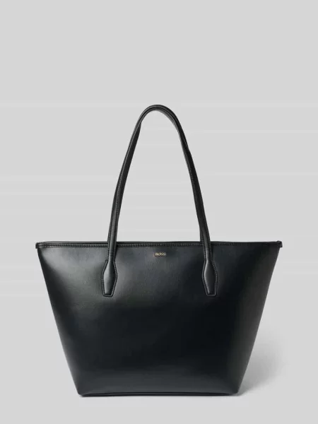 Torba shopper z skóropodobny model SANDY' Boss czarna