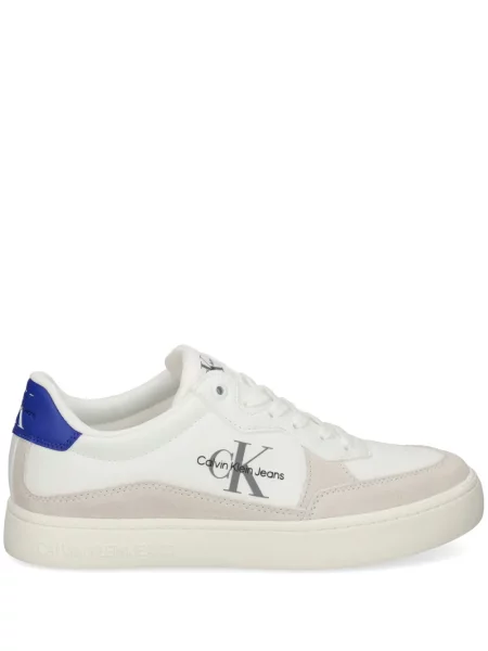 Sneakerși Calvin Klein Jeans alb