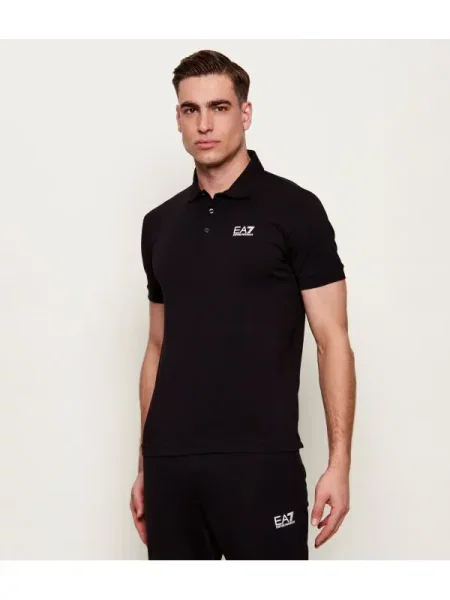 Emporio Armani Pólóing PJVQZ Regular Fit fekete