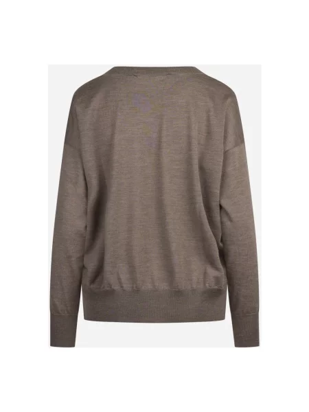 Sweter Jucca wełniany brązowy