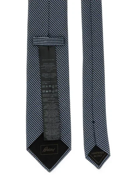 Jacquard kravata Brioni plava