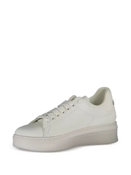 Fűzős platform talpú csipkés sneaker Gaelle fehér