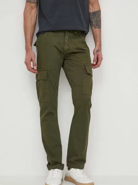 Alpha Industries pantaloni de Agent Pant drept verde