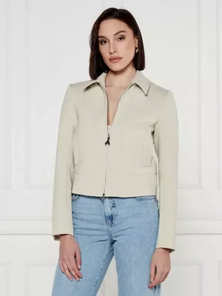 Patrizia Pepe Kabát | Cropped Fit bézs