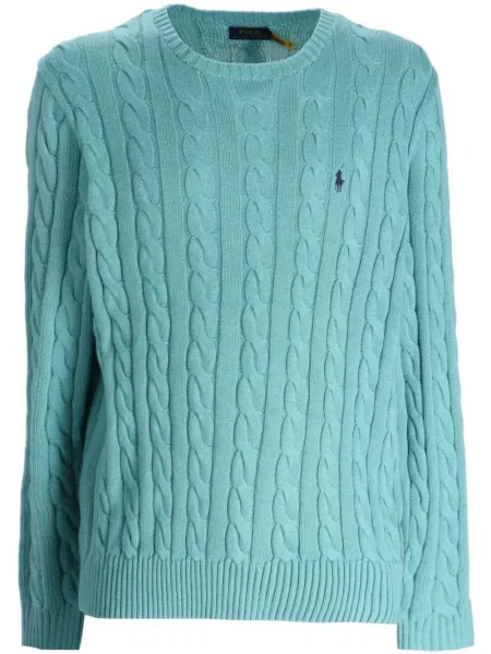 Pulover Polo Ralph Lauren cu broderie albastru
