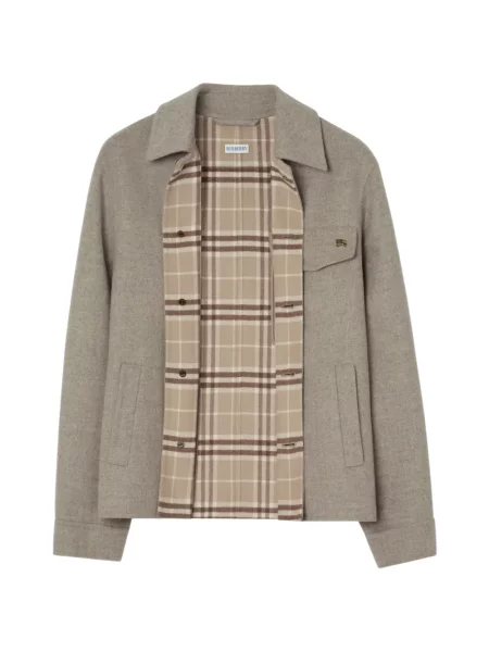 Cămașă Burberry de lână gri
