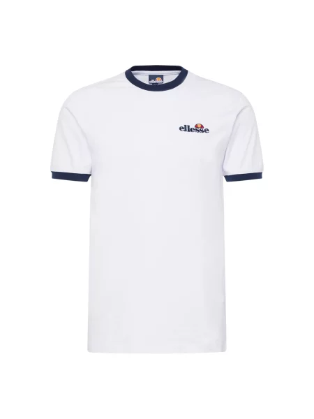 ELLESSE Tričko Meduno námornícka modrá / oranžová / jasne červená biela