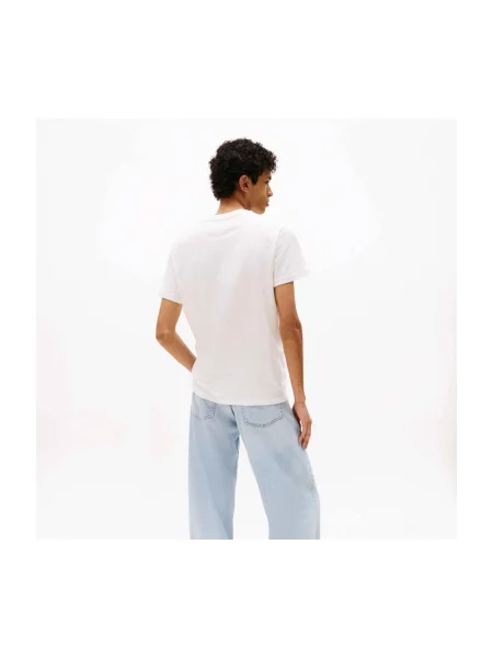 Tricou Tommy Jeans cu mâneci scurte alb