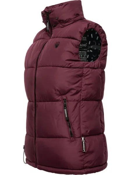 MARIKOO Prsluk Eisflöckchen / bordo bež