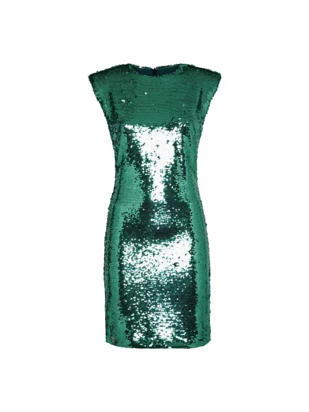 Sukienka koszulowa Philipp Plein bez rękawów zielona
