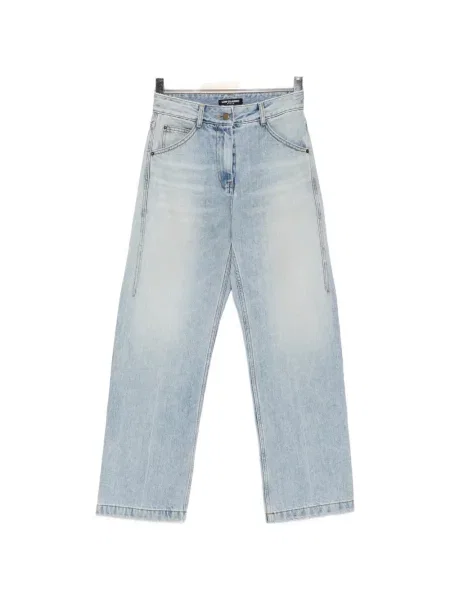 Blugi drepți Low Classic clasici albastru