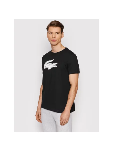Lacoste Majica Regular Fit črna