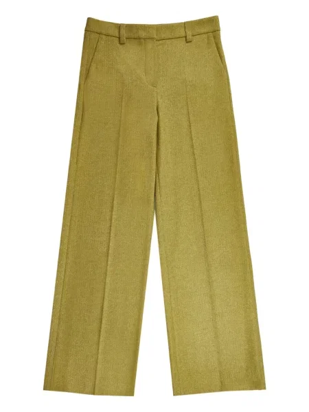 Pantaloni Incotex plisate verde