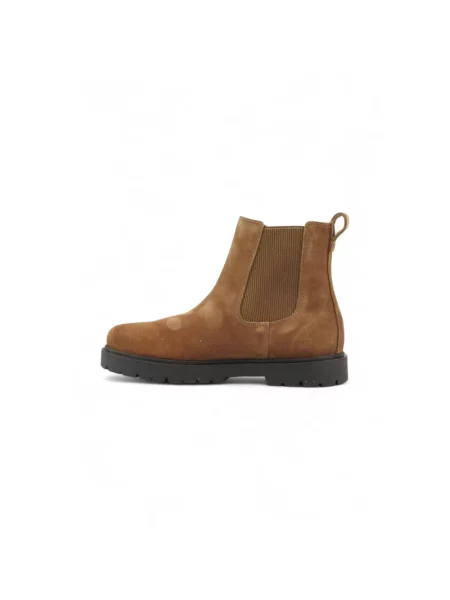 Sztyblety Birkenstock skórzane brązowe