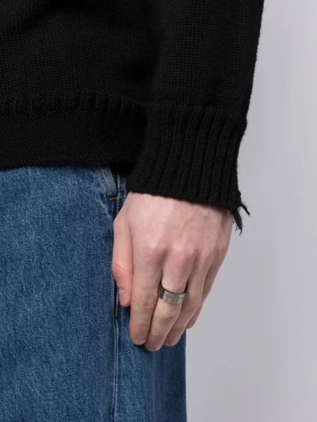 Žiedas Maison Margiela su autografu sidabrinė