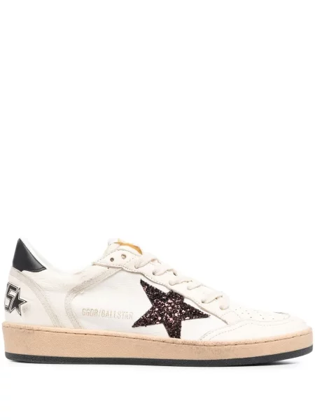 Sneakerși Golden Goose cu șireturi din dantelă