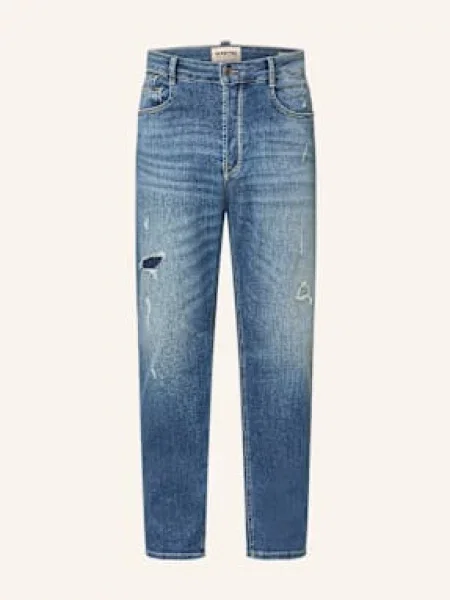 Gang Džíny V Roztrhaném Stylu Regular Fit mid blue modré