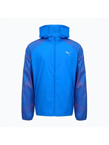 Geacă de alergare pentru bărbați Puma Run Favorite Woven Jacket blue/fire orchid albastru