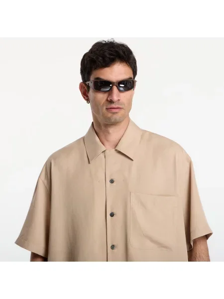 Πουκάμισο Études Studio Camp Collar Shirt Beige 48 μπεζ