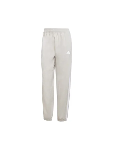 ADIDAS PERFORMANCE Športové nohavice Essentials sivobéžová / biela sivá