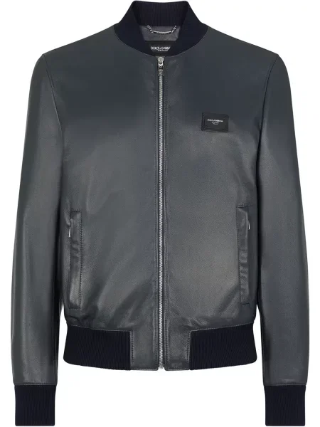 Geanta de piele Dolce & Gabbana negru