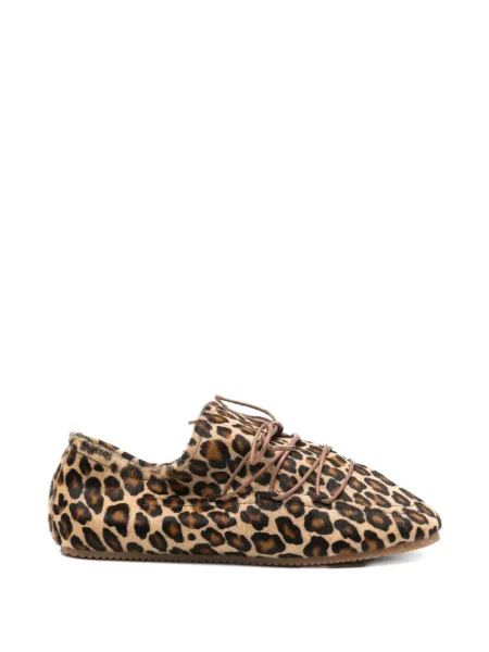 Fűzős leopárdmintás sneaker Rien Studio nyomtatás