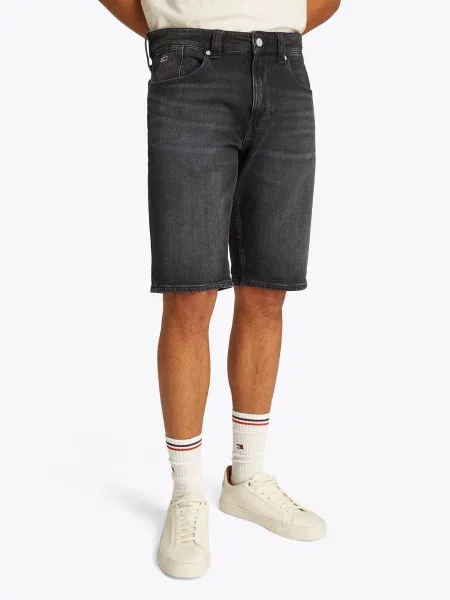 Tommy Jeans Džínsové šortky Ronnie čierna