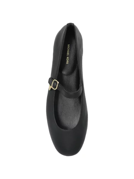 Balerini Michael Michael Kors cu cataramă cu bretele negru