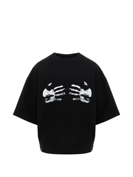 Koszulka z nadrukiem Hamza z nadrukiem czarna