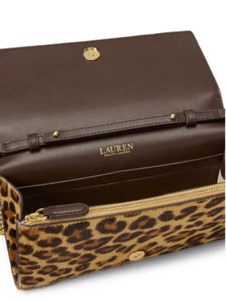 Rankinė LAUREN RALPH LAUREN Ruda juoda