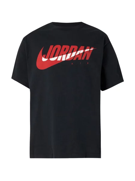 Jordan Tricou Brooklyn Essentials roșu / negru alb