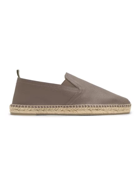Espadryle Castaner skórzane brązowe