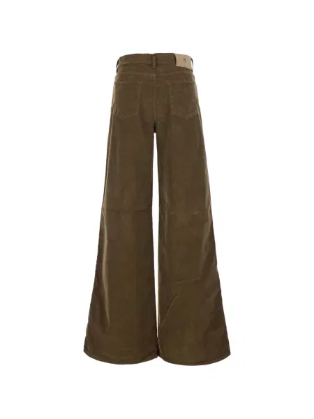 Pantaloni Pt Torino de catifea cord maro