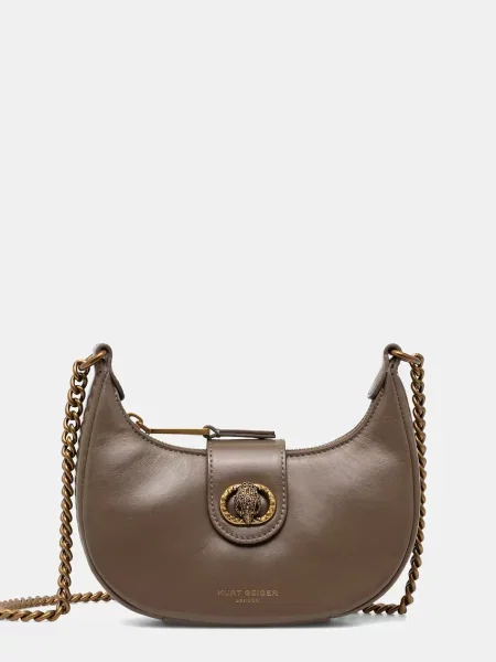 Kurt Geiger Bőr hobo táska barna