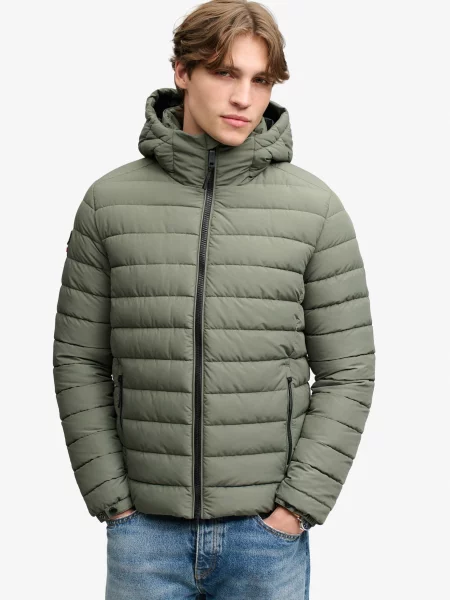 Superdry & Co Geacă de primăvară-toamnă Fuji' verde