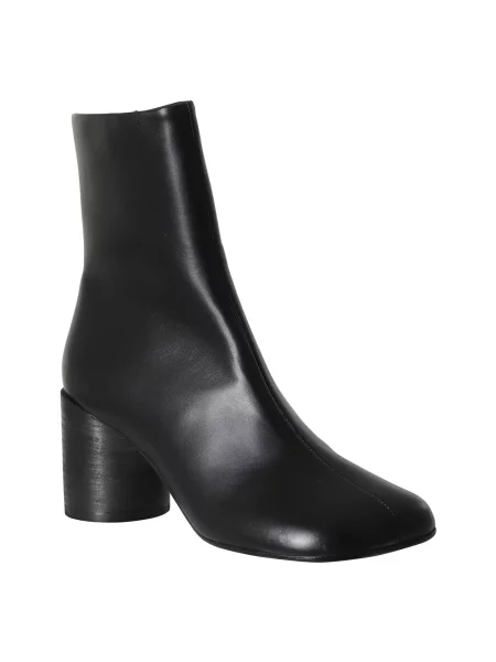 Botki Mm6 Maison Margiela skórzane czarne