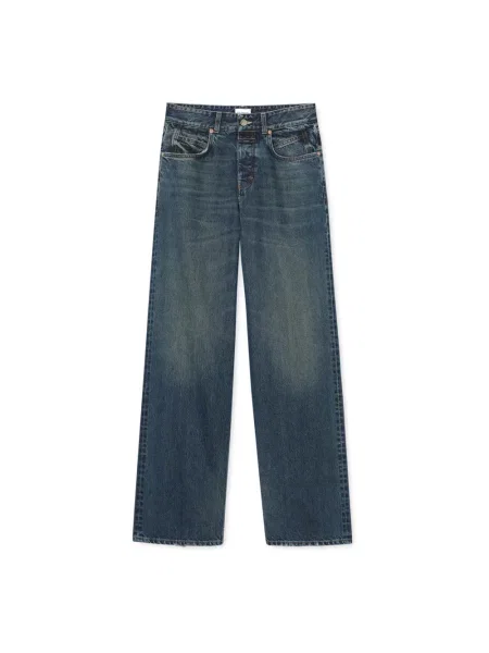 Szerokie jeansy Closed niebieskie