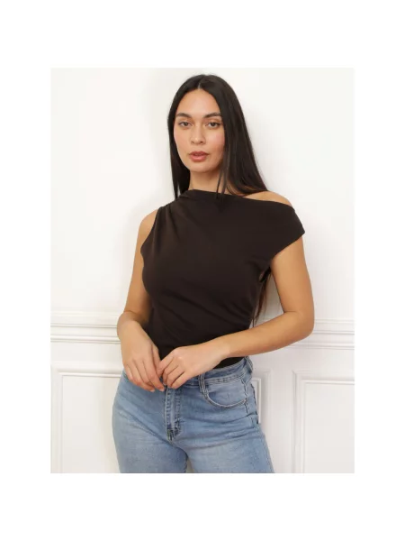 Top La Modeuse maro