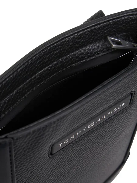 TOMMY HILFIGER Torba za čez ramo / srebrna črna