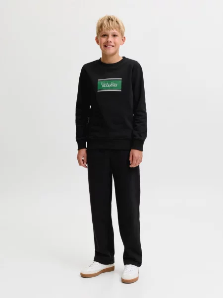 Jack & Jones Junior Jogging ruhák JJBUSTER zöld / fekete fehér