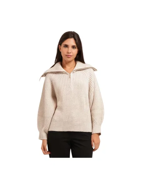 Sweter Armani Exchange wełniany beżowy