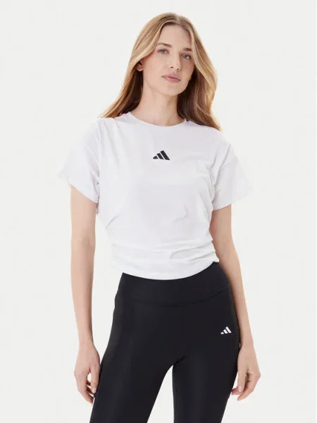 Тениска за трениране adidas Performance POWER дамска бяло