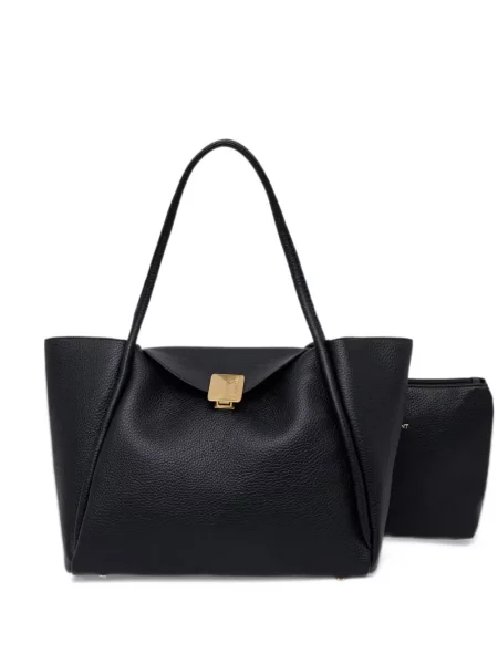Shopper táska Lola Casademunt autogrammal fekete