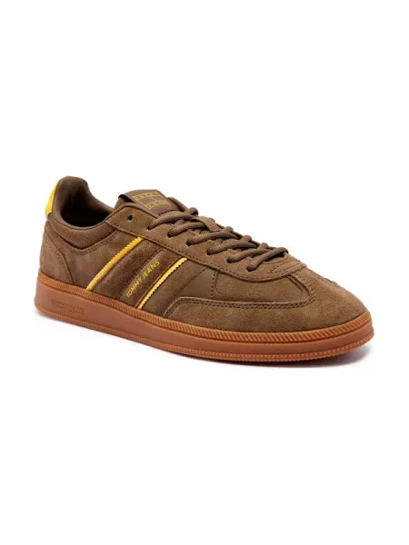 Tommy Jeans Sneakers GREENWICH EDGE | piele întoarsă maro