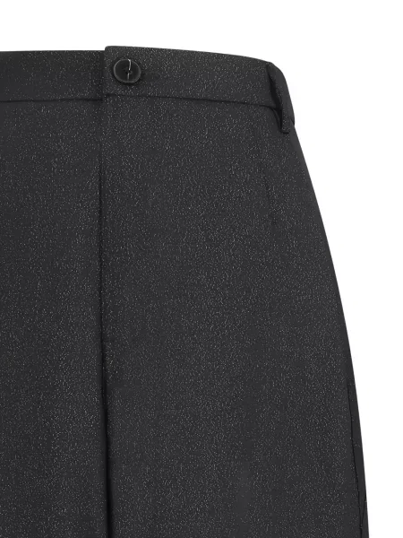 Pantaloni Darkpark de lână negru