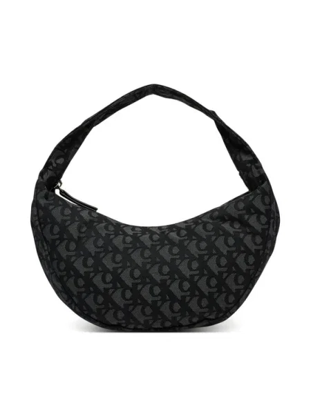 Calvin Klein Táska Ckj Monogram Pinched Medium Shou fekete