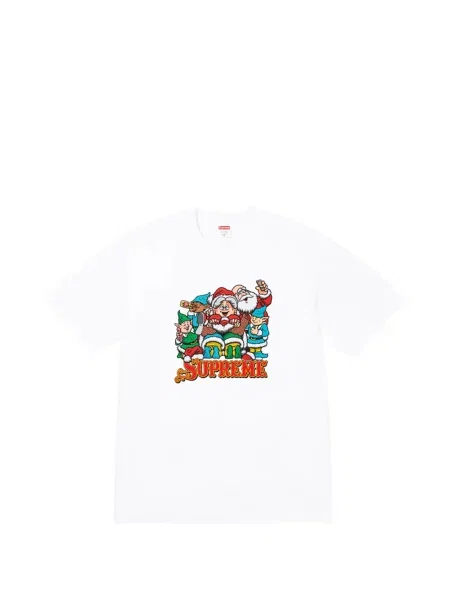 Tricou Supreme cu imagine alb