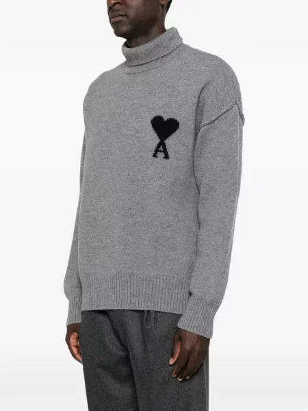 Pulover Ami Paris gri