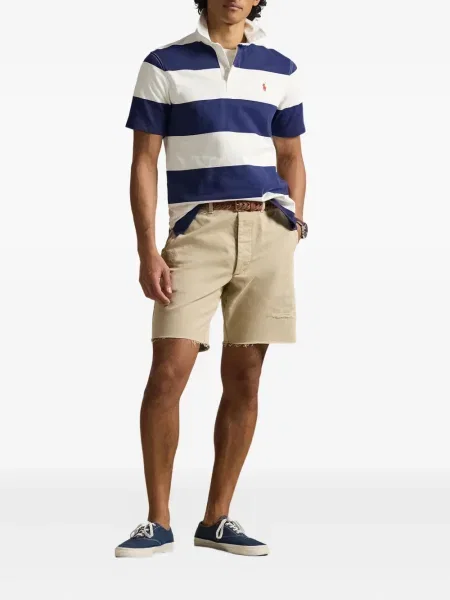 Кожени чорапи Polo Ralph Lauren с отворена пета с пейсли десен бяло